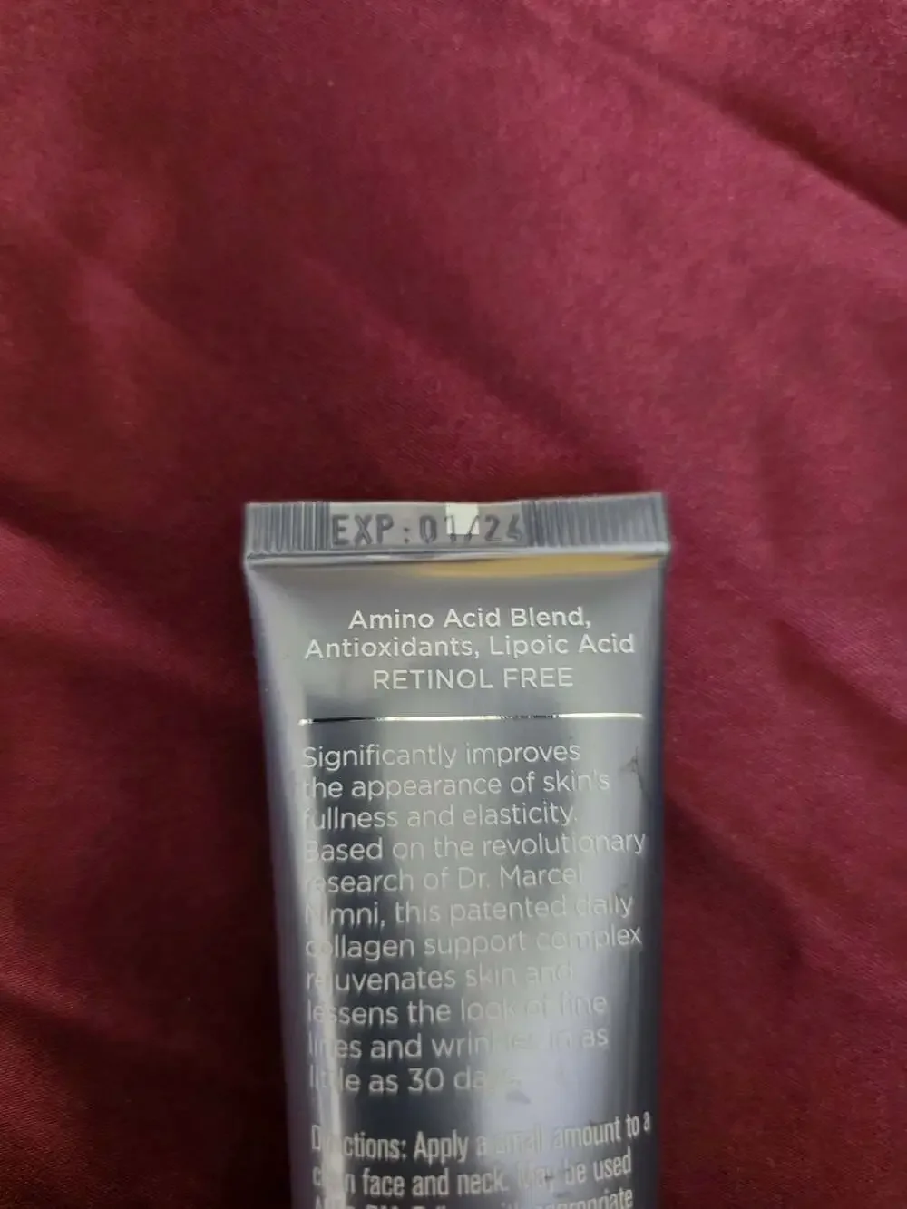 HydroPeptide Nimni Day Cream Patented Collagen Support Complex 1 Fl Oz